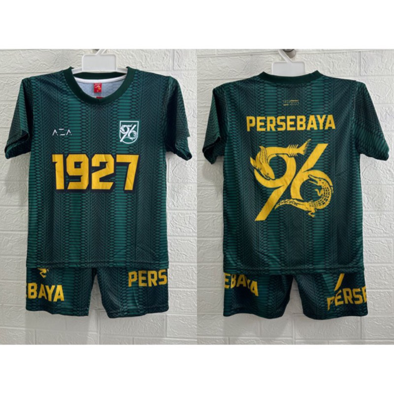 setelan baju jersey anak persebaya anniversary 96 printing