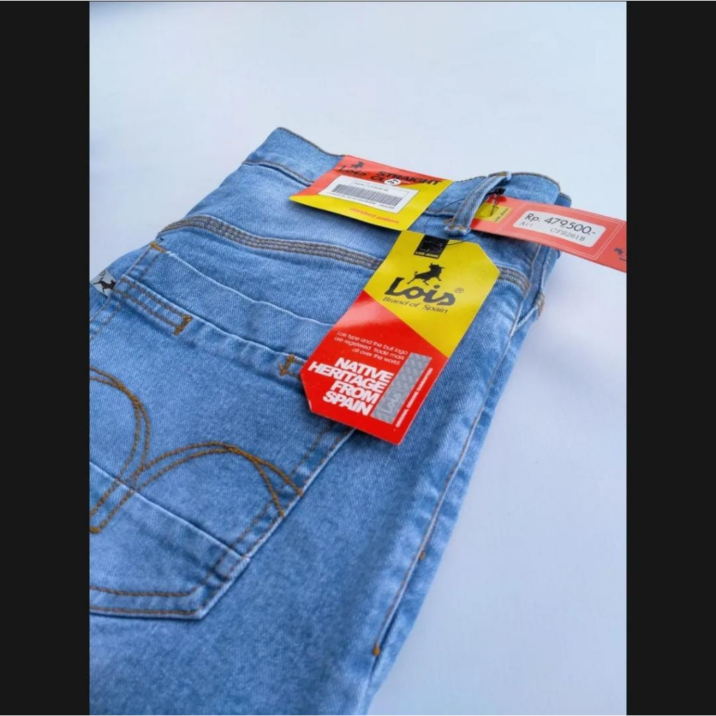 Celana Lois Original - Celana Jeans Panjang Pria Lois Original Standard [ COD ] Bisa Bayar Ditempat