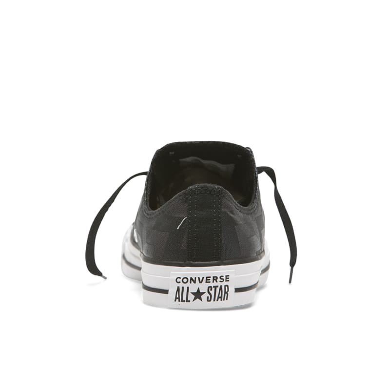 Sepatu Sneakers Wanita CONVERSE CT AS Ox Glam Black White Black Original 565437C