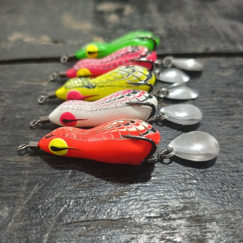 SOFT FROG CURUT TENGGELAM 4CM ONE CAST LURE