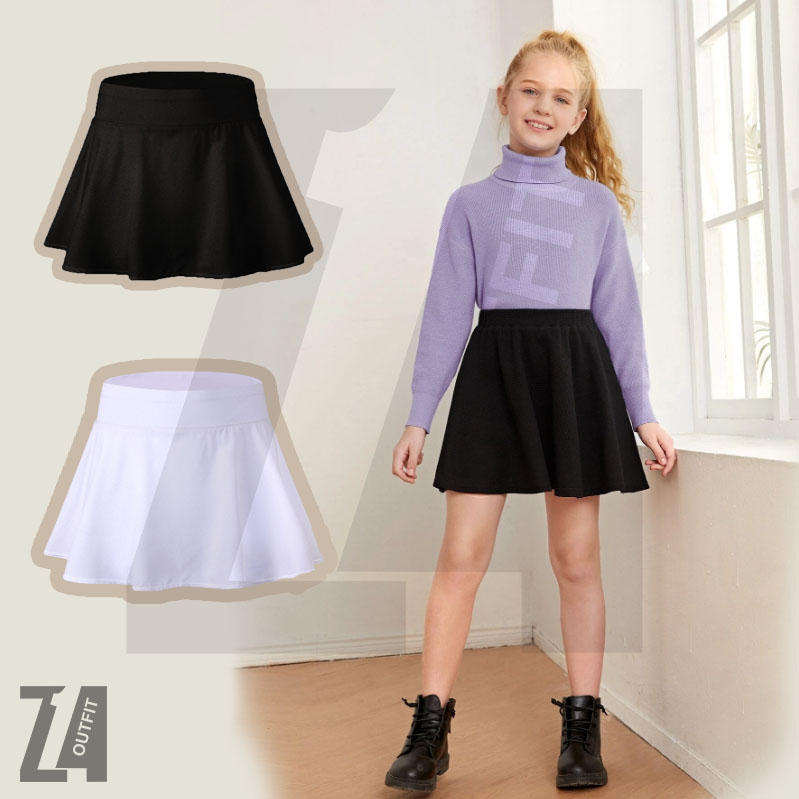 Rok Anak Korea Rok Payung Anak Scuba Premium Umur 2-10 Tahun