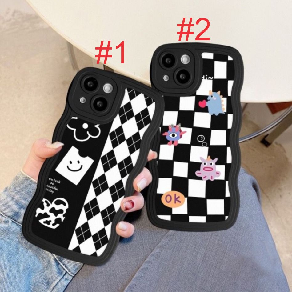 [079] Case REALME 3 5 5I 5PRO C1 C2 C11 C15 C17 7I C20 C21 C21Y C25Y C30 C31 C35 2020 2021 Softcase Soft Wave Wavy Gelombang Motif