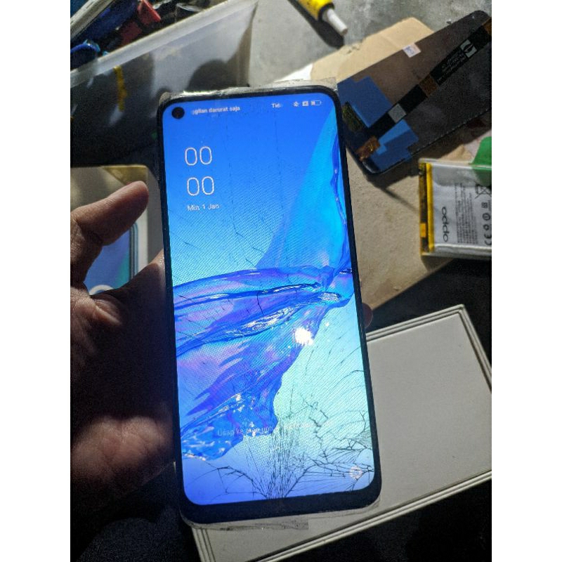 Lcd ori copotan oppo A53