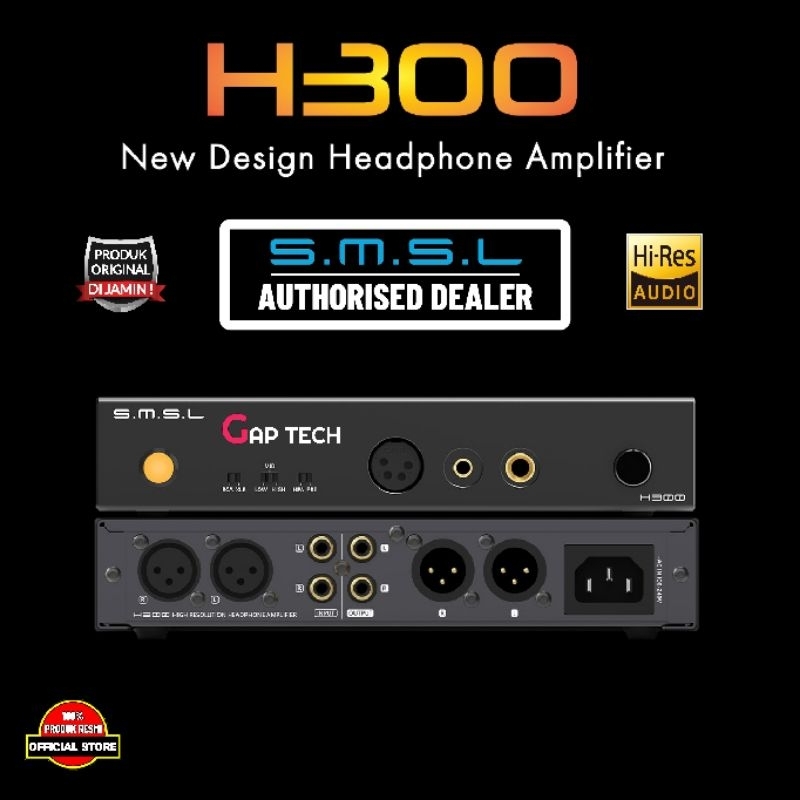 SMSL H300 / H 300 New Design Headphone Amplifier Original