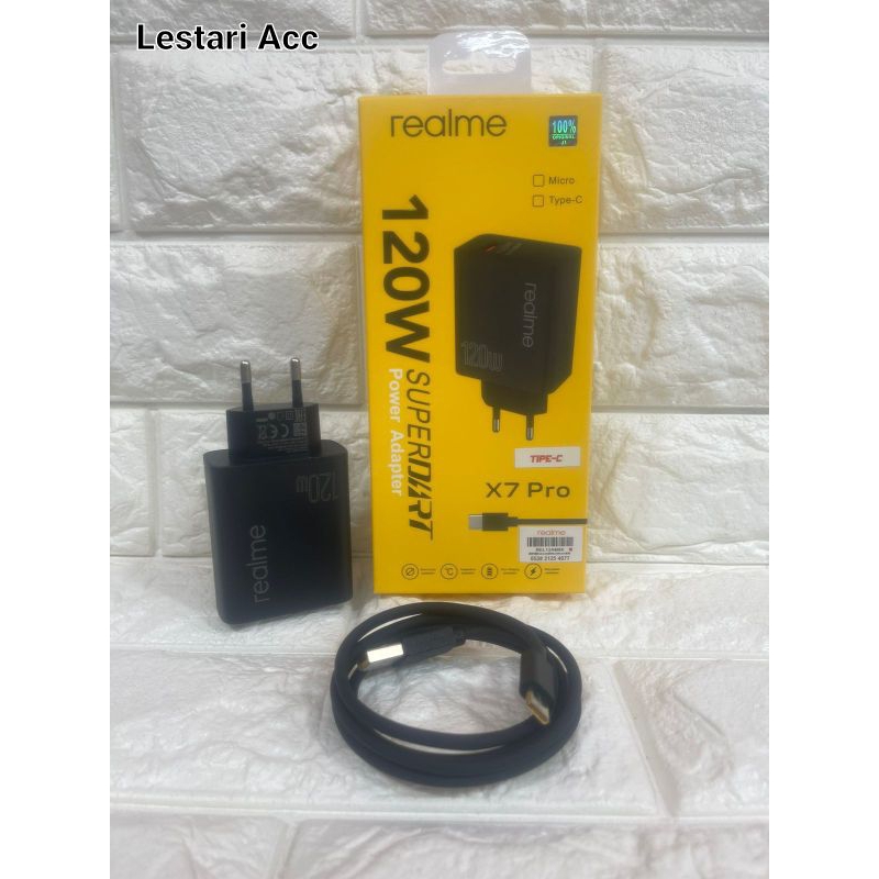 CHARGER REALME X7 PRO 120W PENGISIAN CEPAT