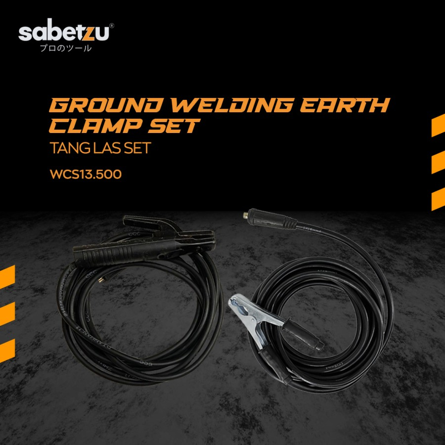 Kabel Tang Las Set SABETZU WCS13.500 Ground Welding Holder 300A 5M+2M