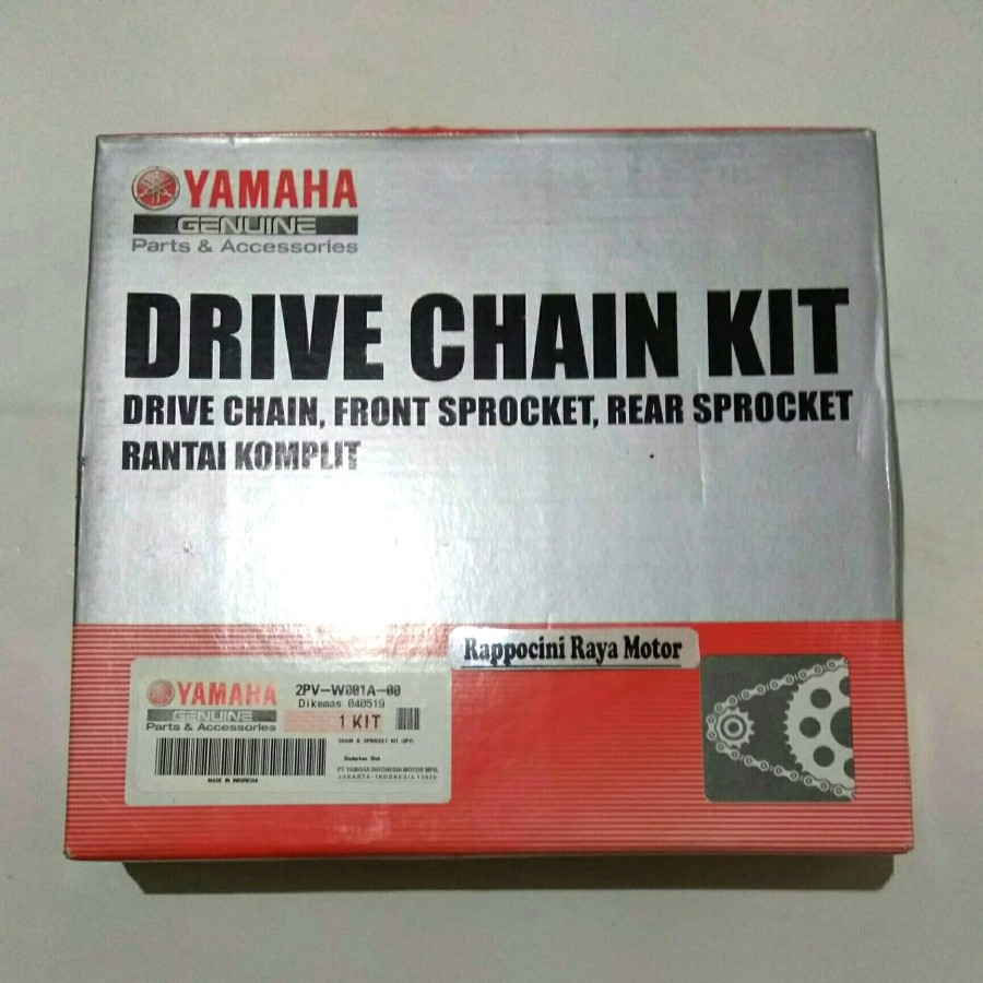 Paket Gear Rantai Gear Set MX King Original Yamaha