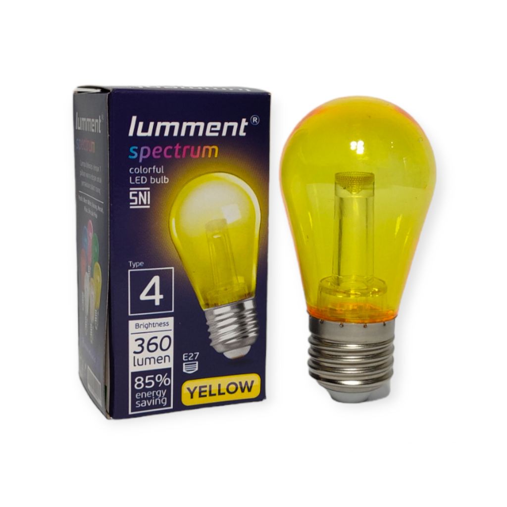 BOHLAM LAMPU LED WARNA KUNING LAMPU DEKORASI LAMPU CAFE LAMPU OUTDOOR  WARNA KUNING