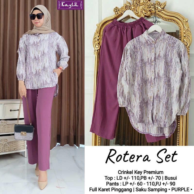Rotera set crinkle key premium by Kayla BEST SELLER