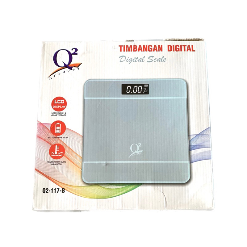 Q2 TIMBANGAN BADAN DIGITAL MAX 180kg