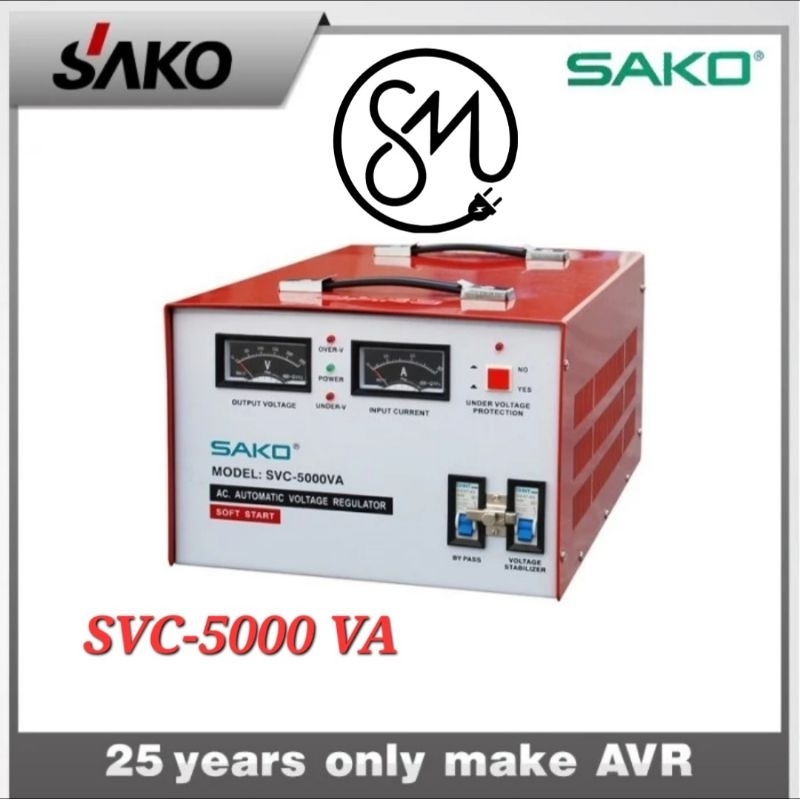 Stabilizer Sako SVC-5000 Stabil 5KVA svc5000 va