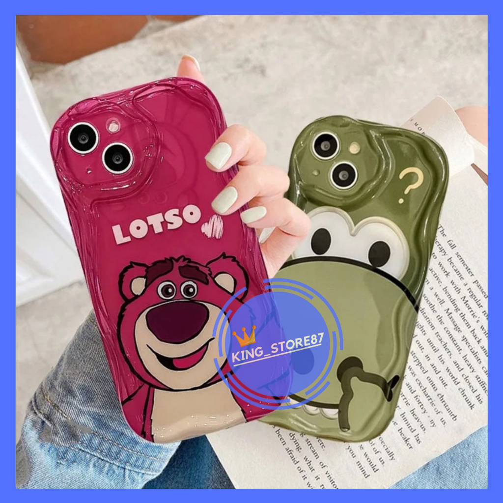 SOFTCASE MOTIF GLOSSY KARAKTER LOTSO CUTE XIAOMI REDMI NOTE 12 4G - NOTE 12 PRO 4G - NOTE 11 PRO 4G/