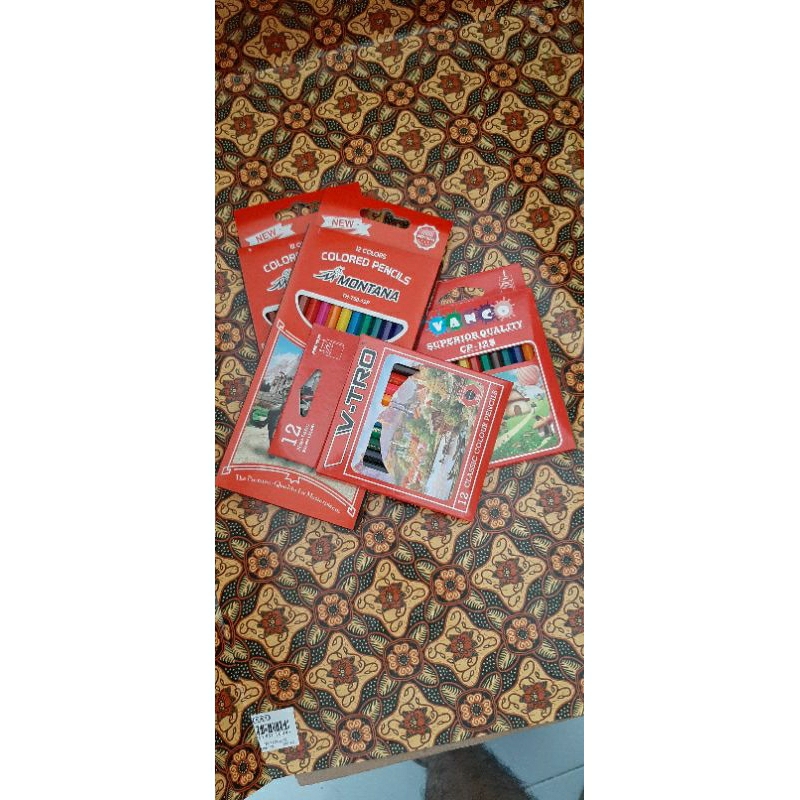 

PENSIL WARNA 12W / PENSIL GAMBAR 12W / PULAS (PACK)
