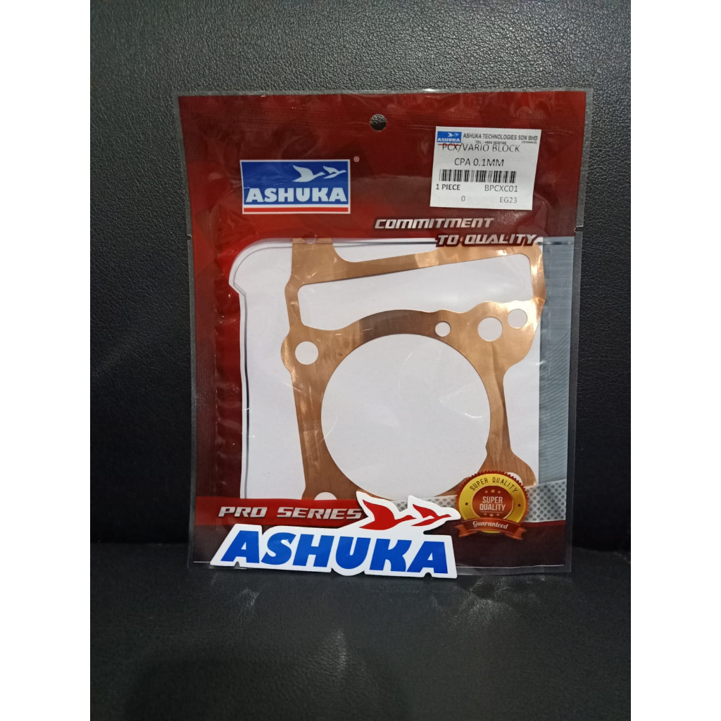 PAKING BLOK TEMBAGA 0.1 MM PCX ADV VARIO 125 150 ASHUKA