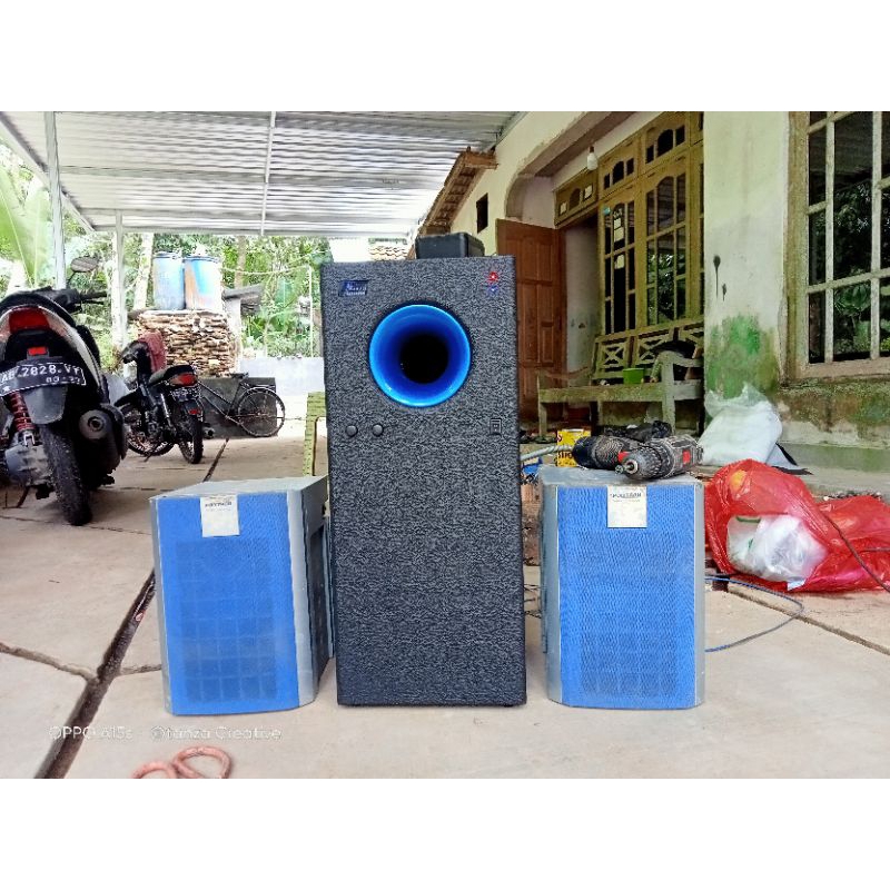 subwoofer Bazooka psw 2.1 (speaker sub memakai 6 inch legacy )