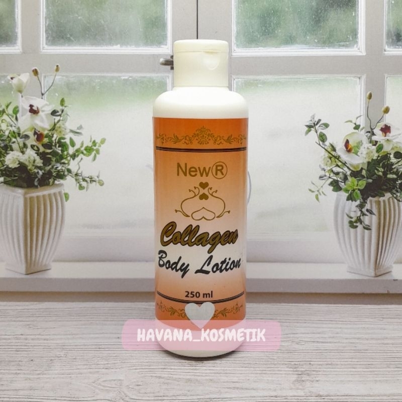 New R Body Lotion Collagen 250ml Original BPOM
