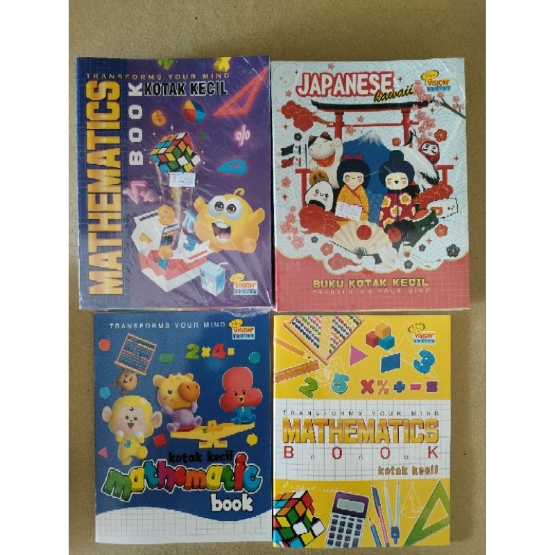 

buku kotak kecil isi 38 merk vision per pack