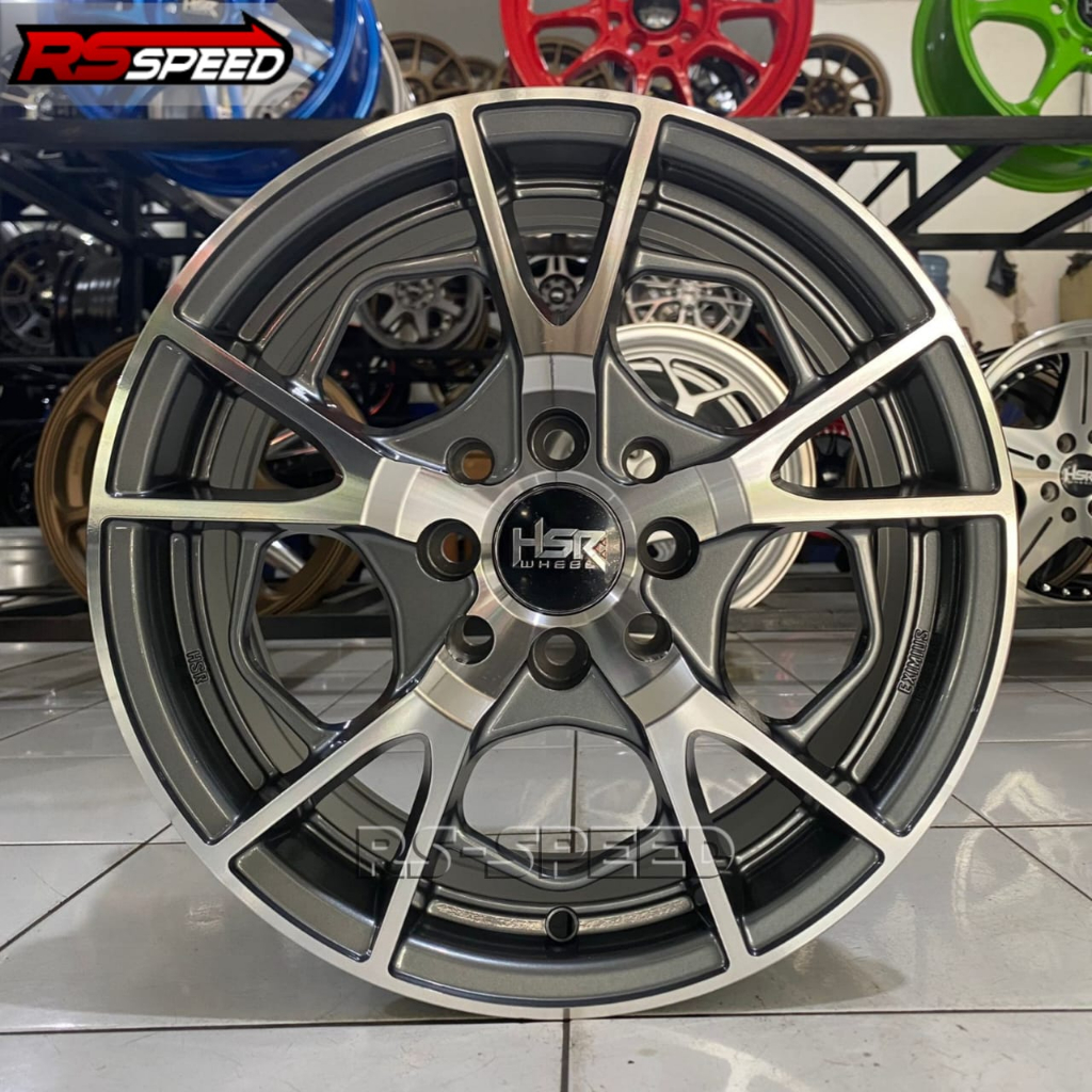 Velg Resing Ring 15 Lobang 4 Pcd 4x100 Dan 4x114,3 HSR Murah Terbaru Bisa Di Ban Bridgestone 185/65 