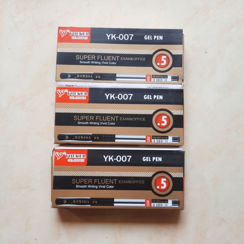 

PULPEN GEL YOEKER YK-007 0,5mm HITAM