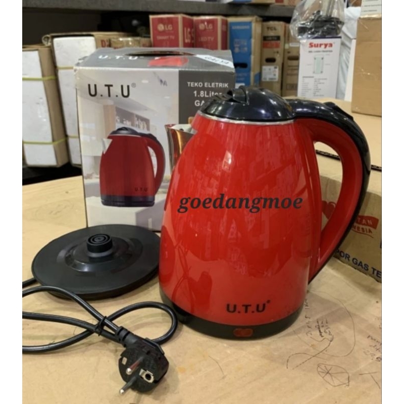 Teko Eskan listrik Kettle listrik Teko elektrik Utu Galya 1.8lt