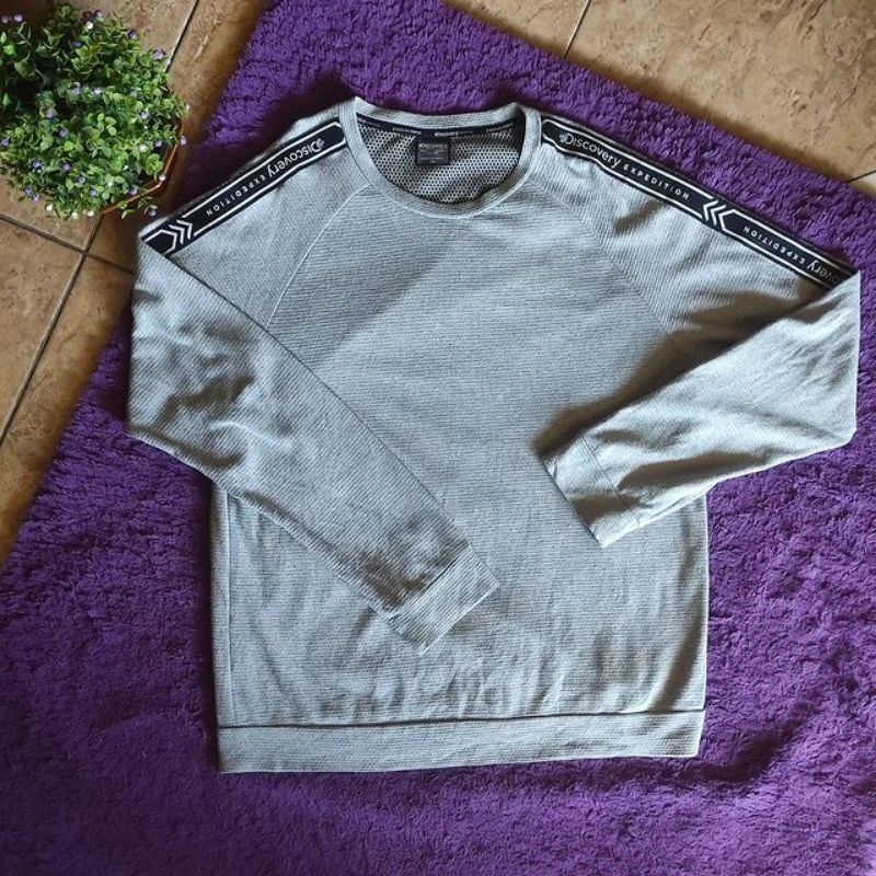 Crewneck Sweatshirt Discovery Expedition Abu Spellout Spell Out Reflektif