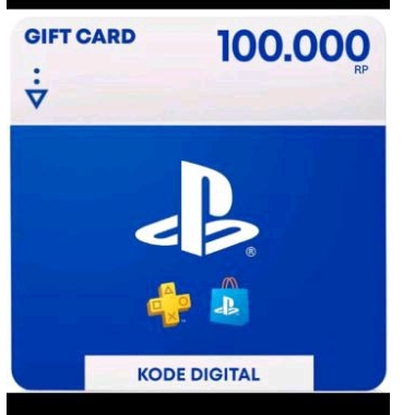 Gift Card Playstation senilai 100.000