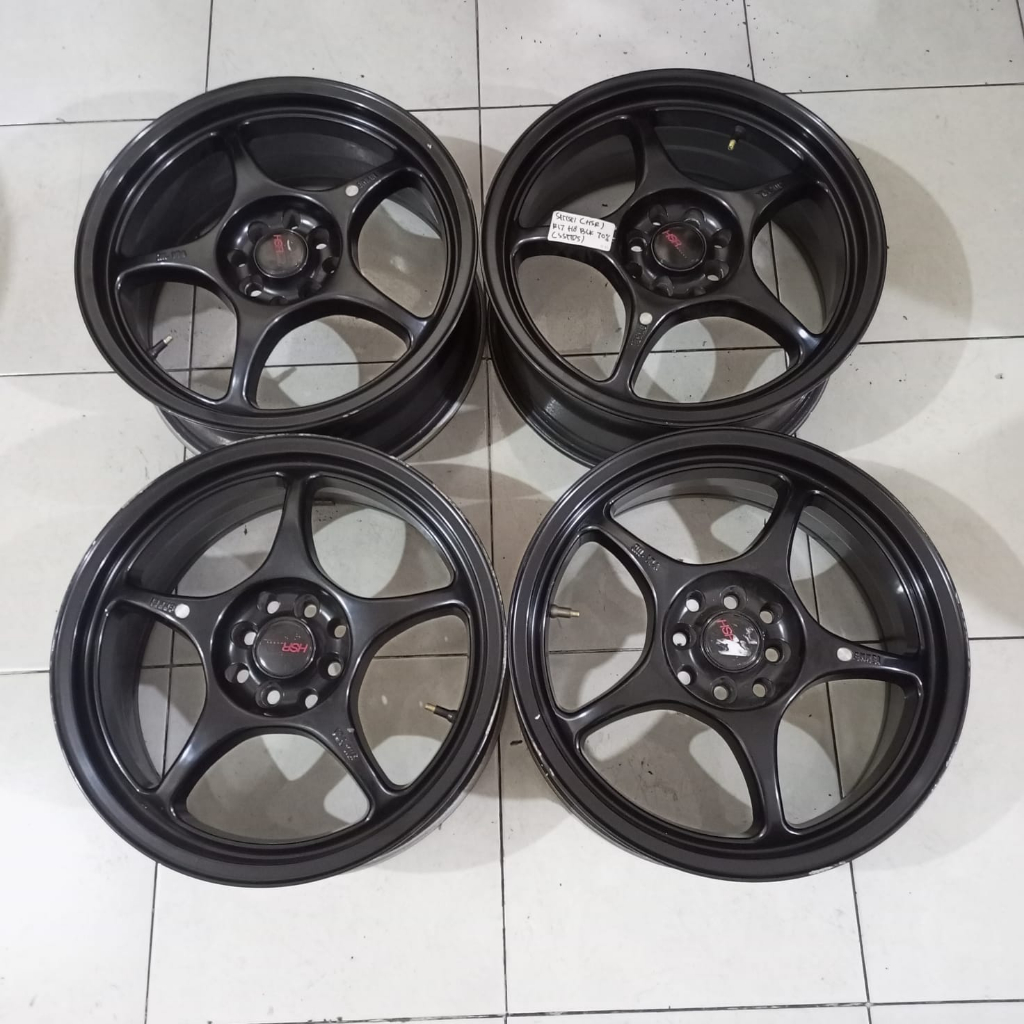 Velg Mobil Bekas Ring 17 Hsr Wheel Sensei, Jazz Yaris Ignis Swift Mazda2 Mobilio Freed Vios Xenia Av