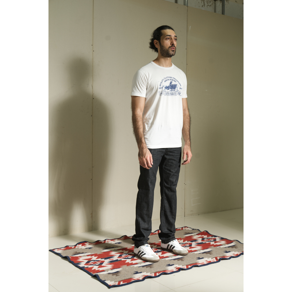 Celana Panjang LEA Jeans 605 - Orange Label Regular Slim Fit Sulphur Black 12,75oz Denim