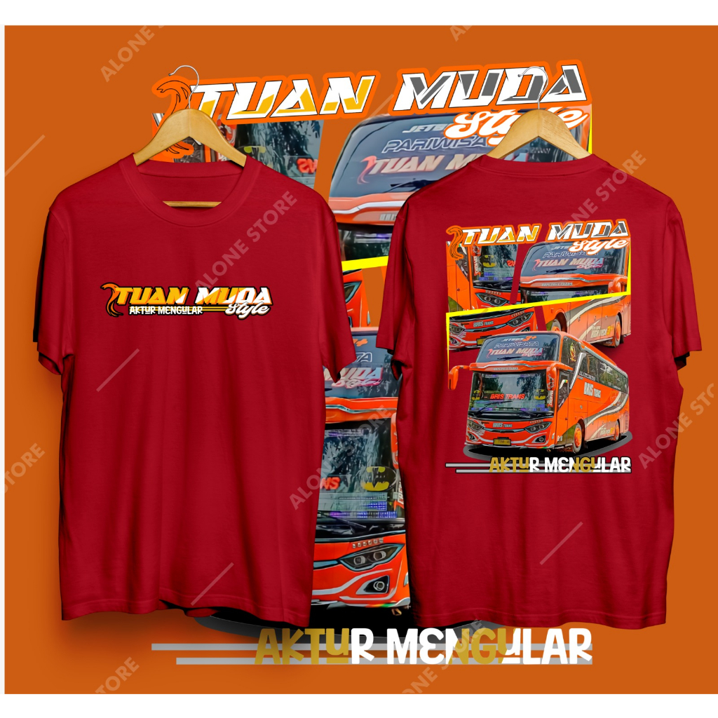 Kaos Bus BRIS TRANS TUAN MUDA  Kaos Bus Mania  Kaos Bus Murah