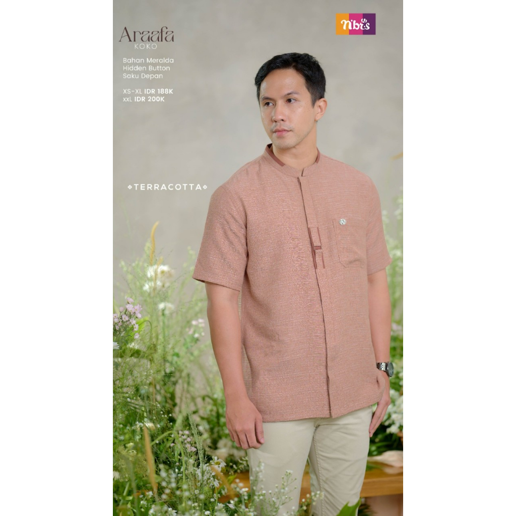 ARAAFA KOKO NIBRAS (MAUVE, TERACOTTA)