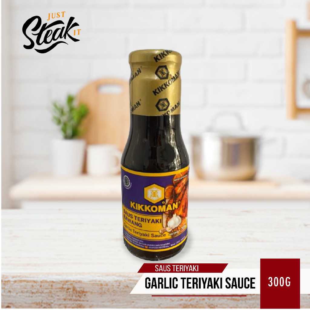 

Saus/sauce Kikkoman Garlic Teriyaki 300gram Halal