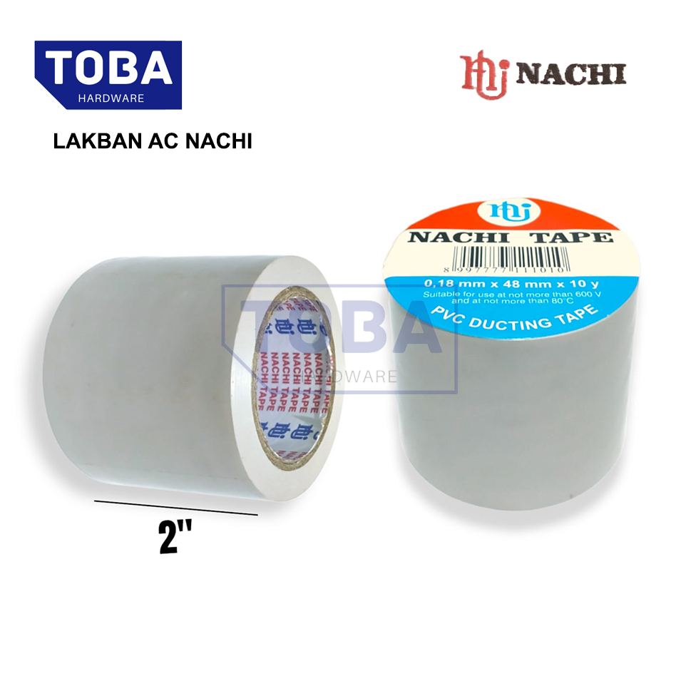 

Lakban AC Nachi NachiTape PVC Ducting Tape Selotip Isolasi Plakban Duct Tape