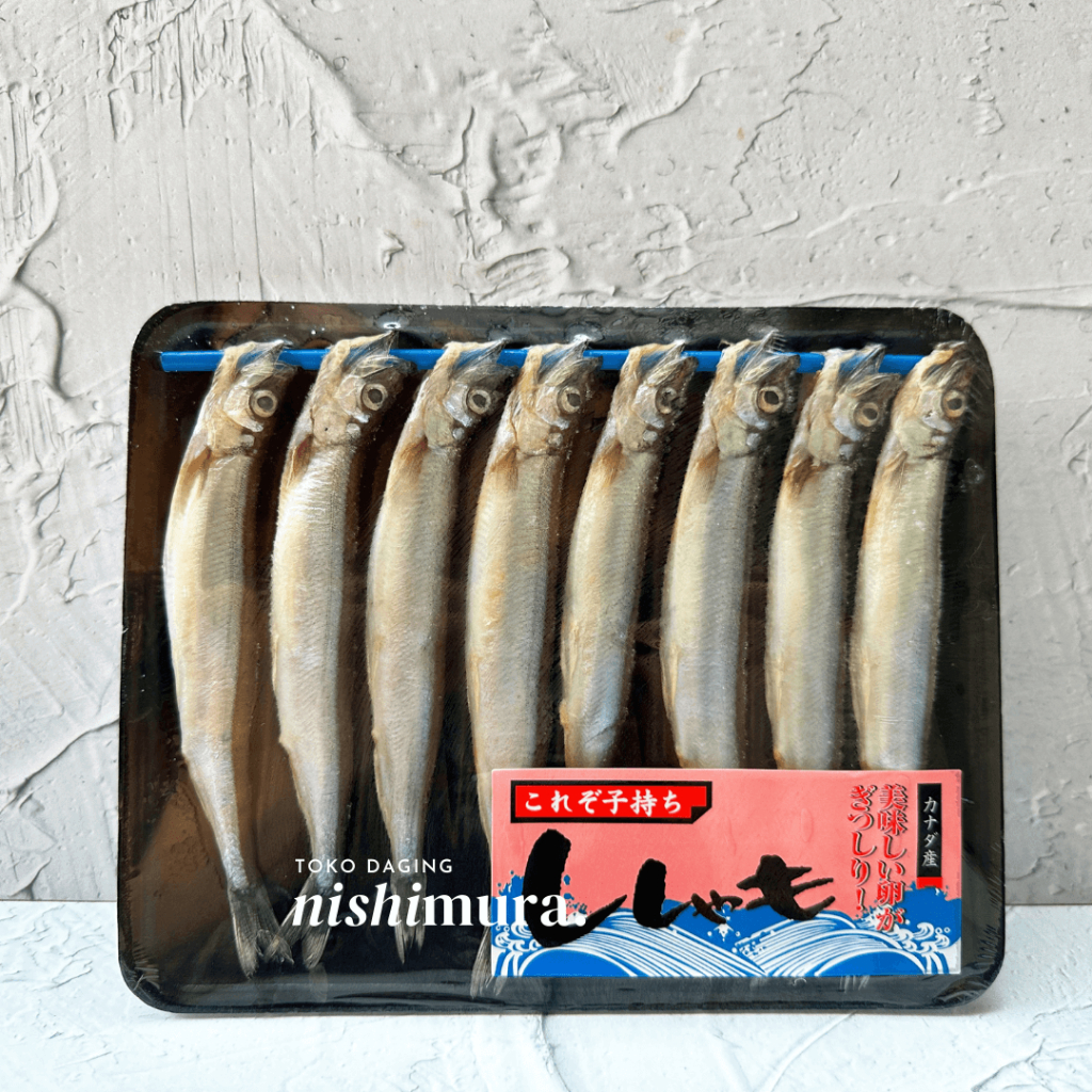 

Ikan Shisamo Capelin Sisamo isi Telur Telor Ikan Tobiko fresh tinggi omega 3 DHA tidak amis MPASI -Jepang by Nishimurashop Nishimura