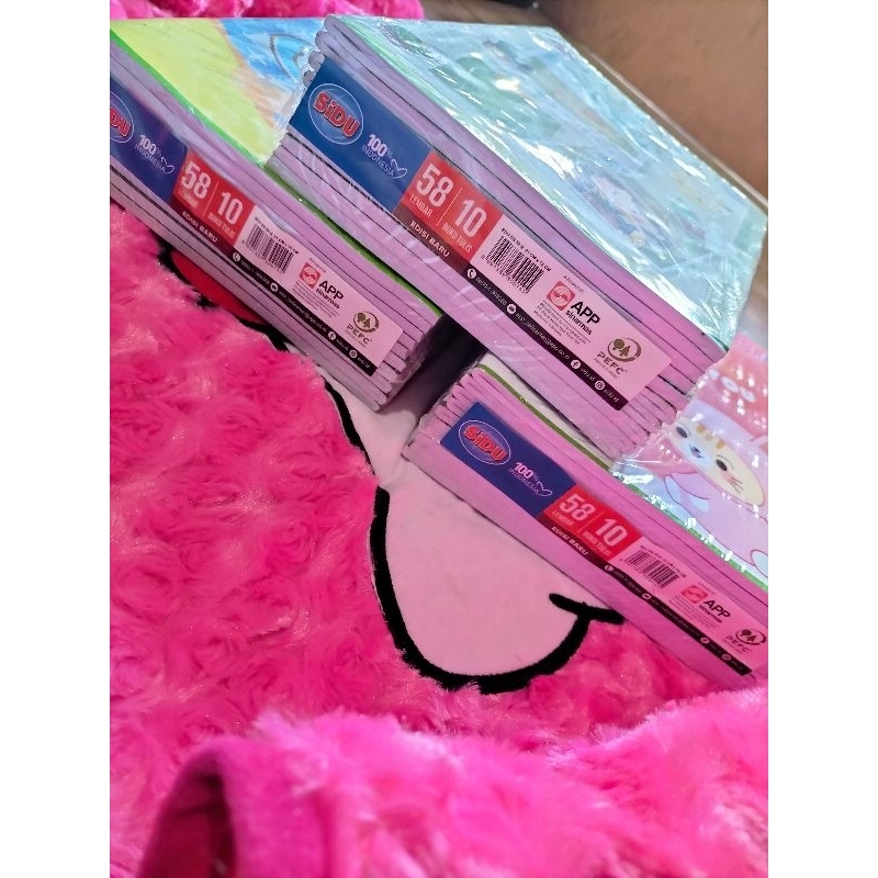 

BUKU TULIS SIDU (58 Lembar) 1 pack isi 10 BuUKU