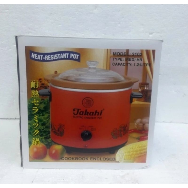 TAKAHI SLOW COOKER 1,2 LITER SLOW COOKER TAKAHI 3102