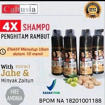 Shampoo cultusia penutup uban