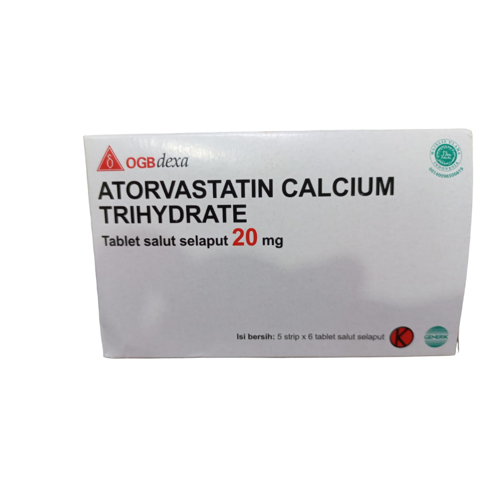 ATORVASTATIN 20MG 1 BOX 10 DEXA