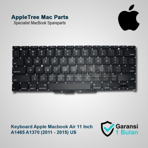 Keyboard Apple Macbook Air 11 Inch A1465 A1370 2011 - 2015 US