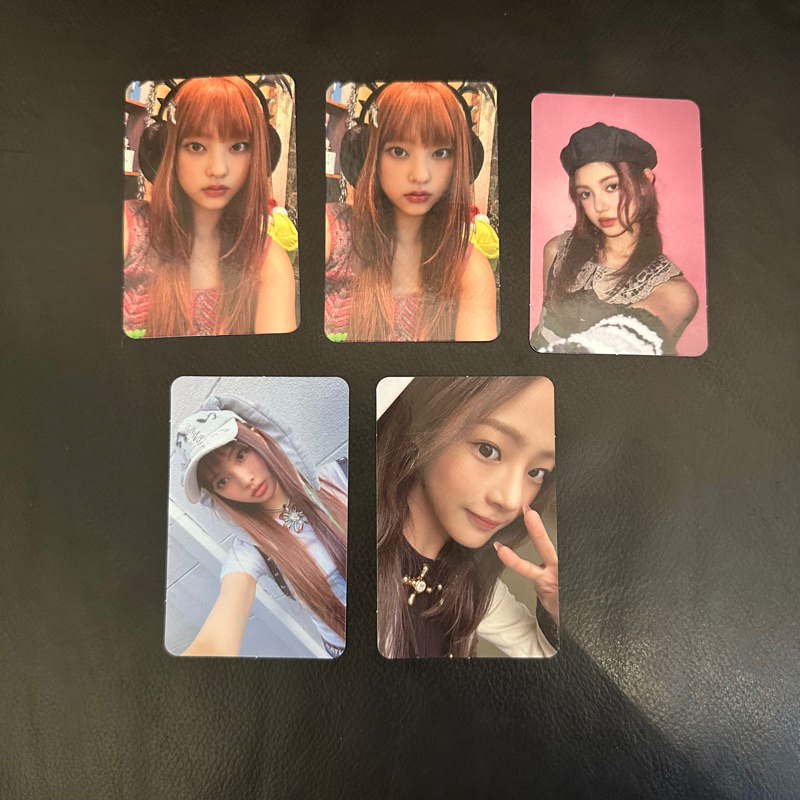 new jeans hyein haerin minji danielle yizhiyu yzy omg fansign photocard pc