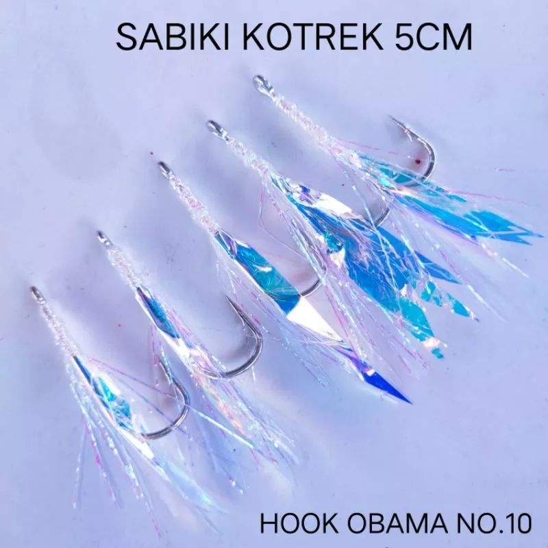 SABIKI KOTREK 5CM, UMPAN IKAN KEMBUNG CEKALANG UMPAN TONGKOL