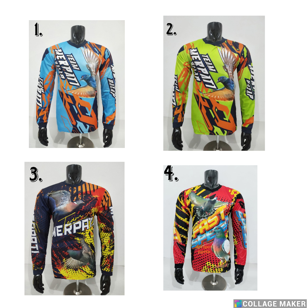 KAOS JERSEY MERPATI  - ATASAN KAOS JERSEY MERPATI