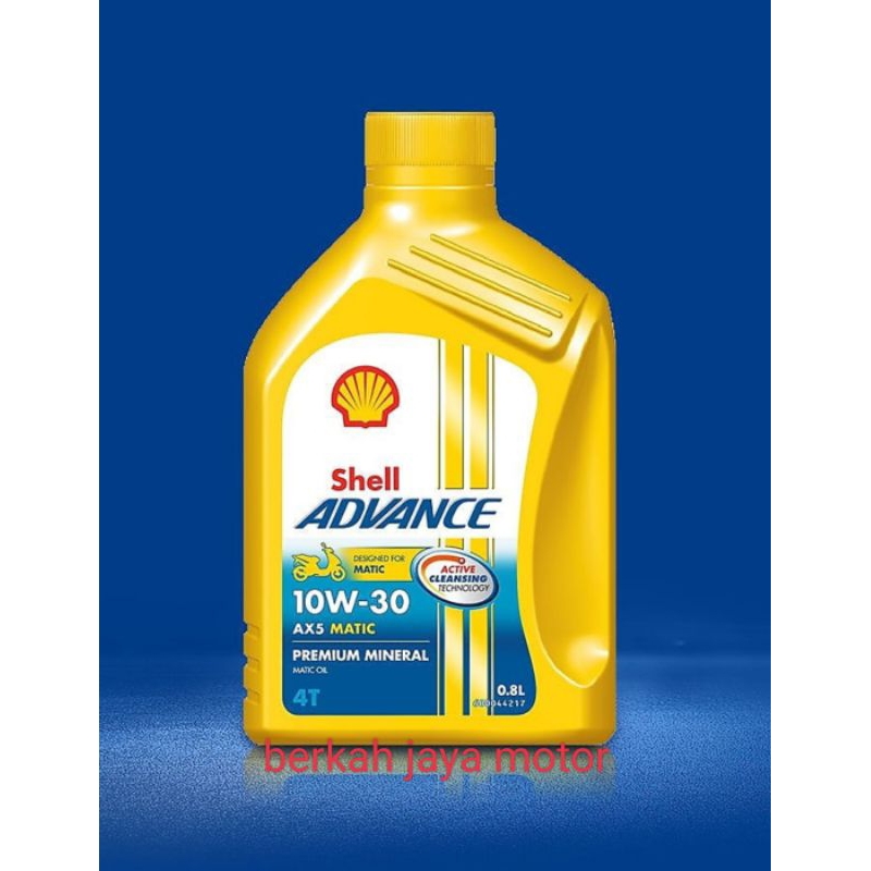 Oli Shell AX5 MATIC 0,8L 10W-30 OLINYA MOTOR MATIC