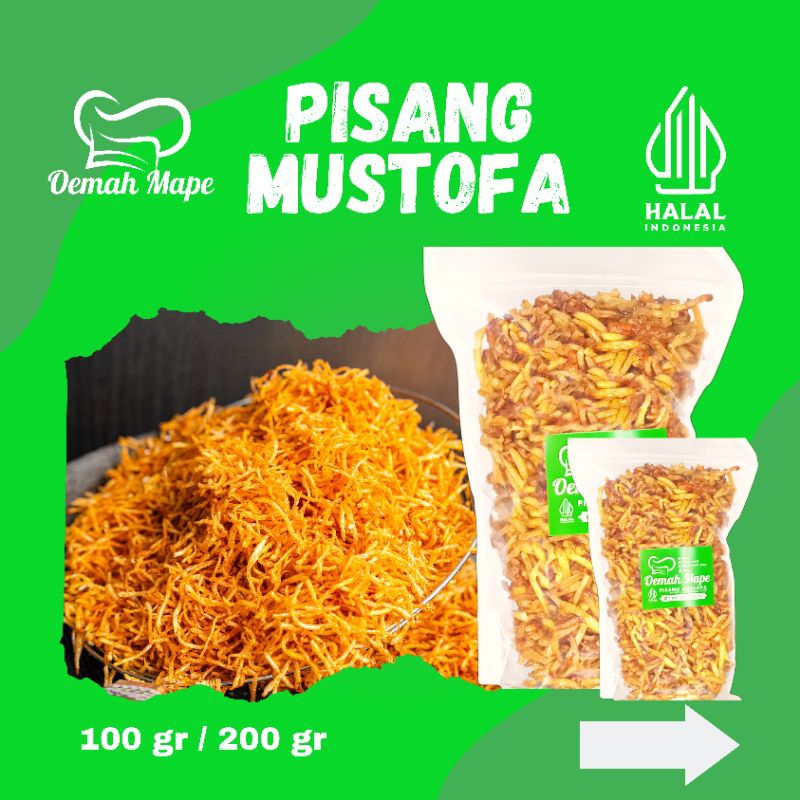 

Mustofa Pisang 100gr dan 200gr || Stik Pisang 100gr dan 200gr || Cemilan Pisang Mustofa 100gr dan 200gr || Pisang Nangka || Mustofa Promo Murah Hemat || Kripik Pisang 100gr dan 200gr || Pedas Manis Asem || Kemasan Cemilan Pouch