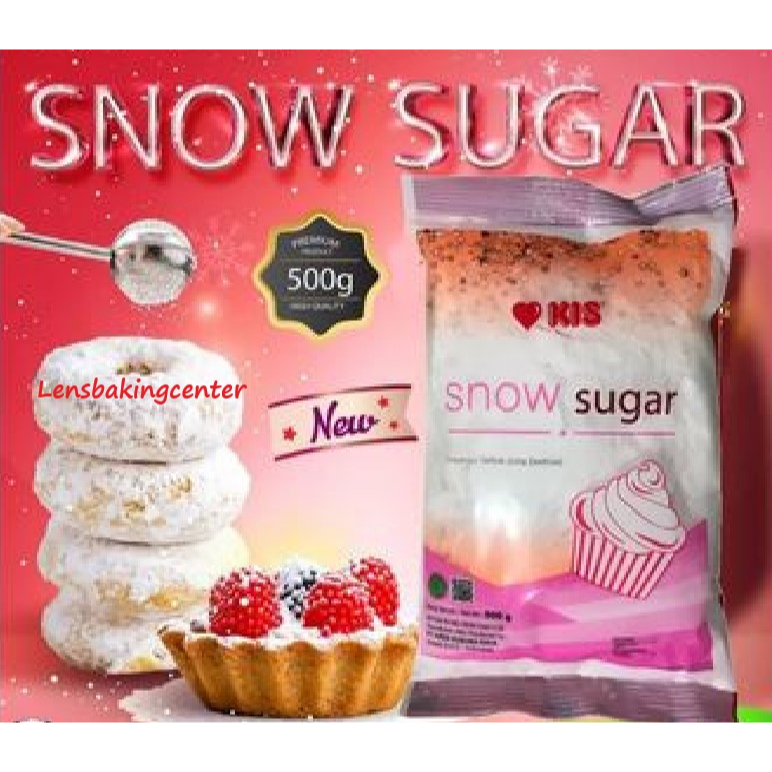 

Kis Snow Sugar / Gula Halus Tabur Donat Dingin 500gram / 500gr | Snow Sugar Kis 500 gr / 500 gram