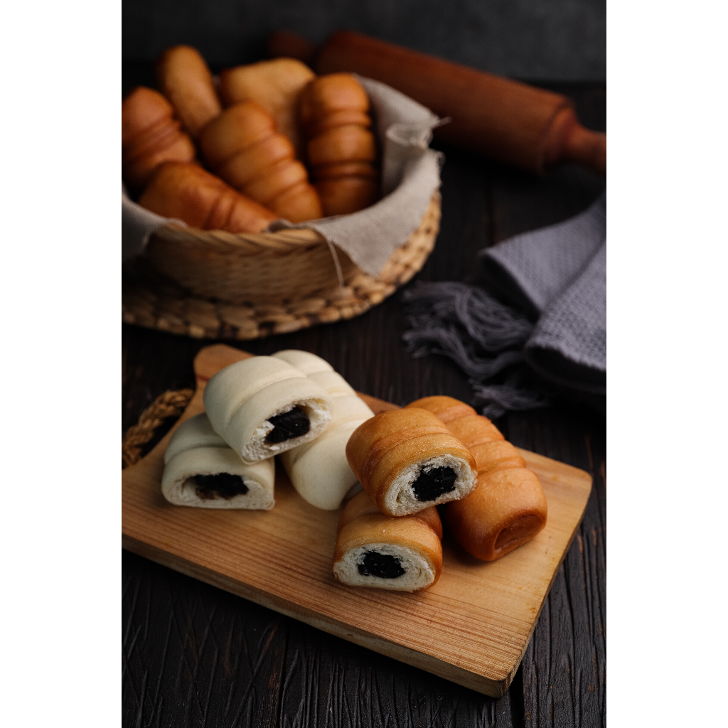 Mantau Frozen WIJEN HITAM Homemade Siap Kukus Goreng 100% Tanpa Pengawet