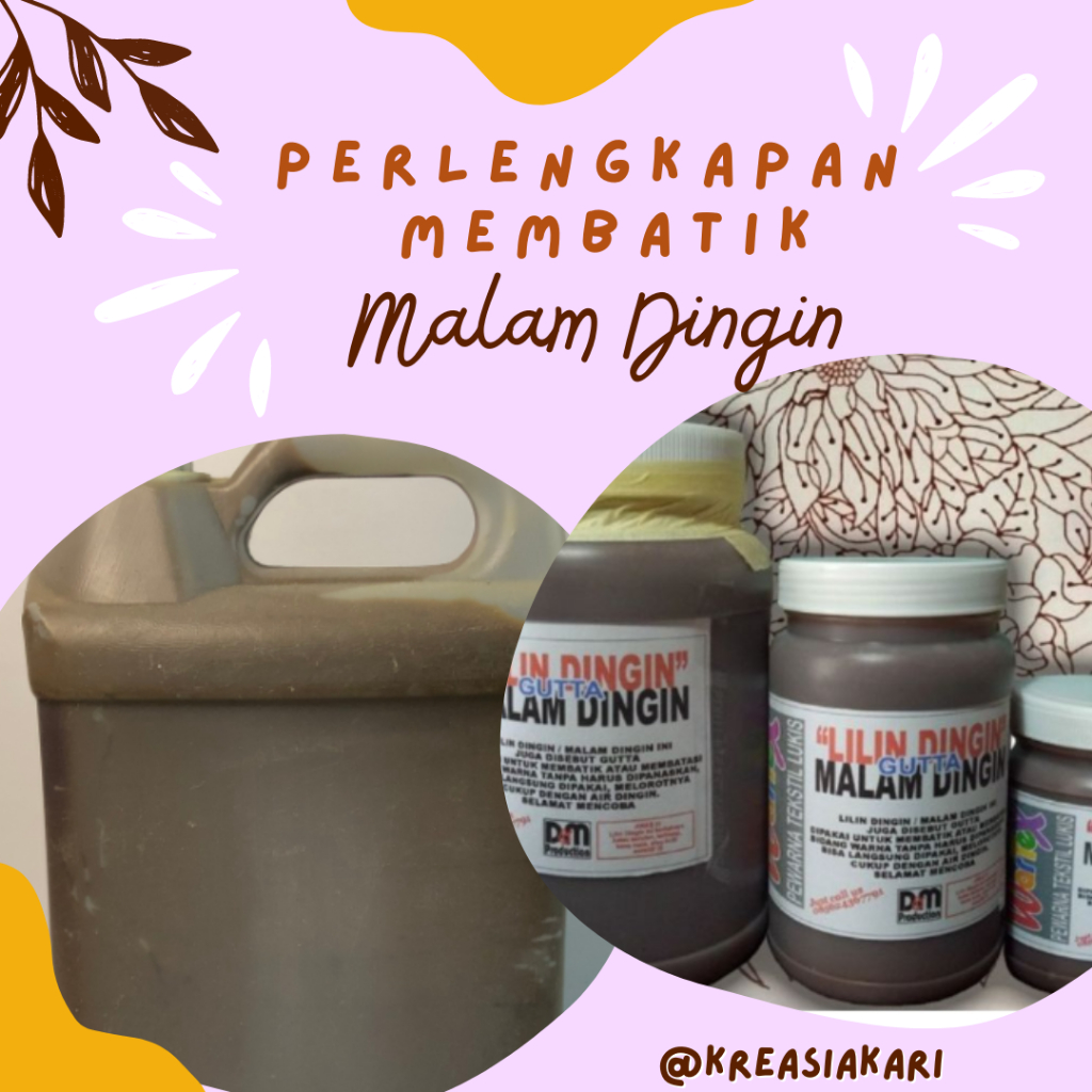 [PERLENGKAPAN BATIK] Malam Lilin Batik Dingin ±1 Kg