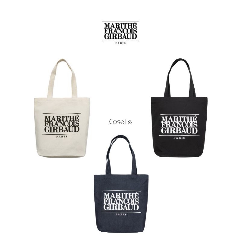 MARITHE FRANCOIS GIRBAUD Classic Logo Eco Bag Original KOREA