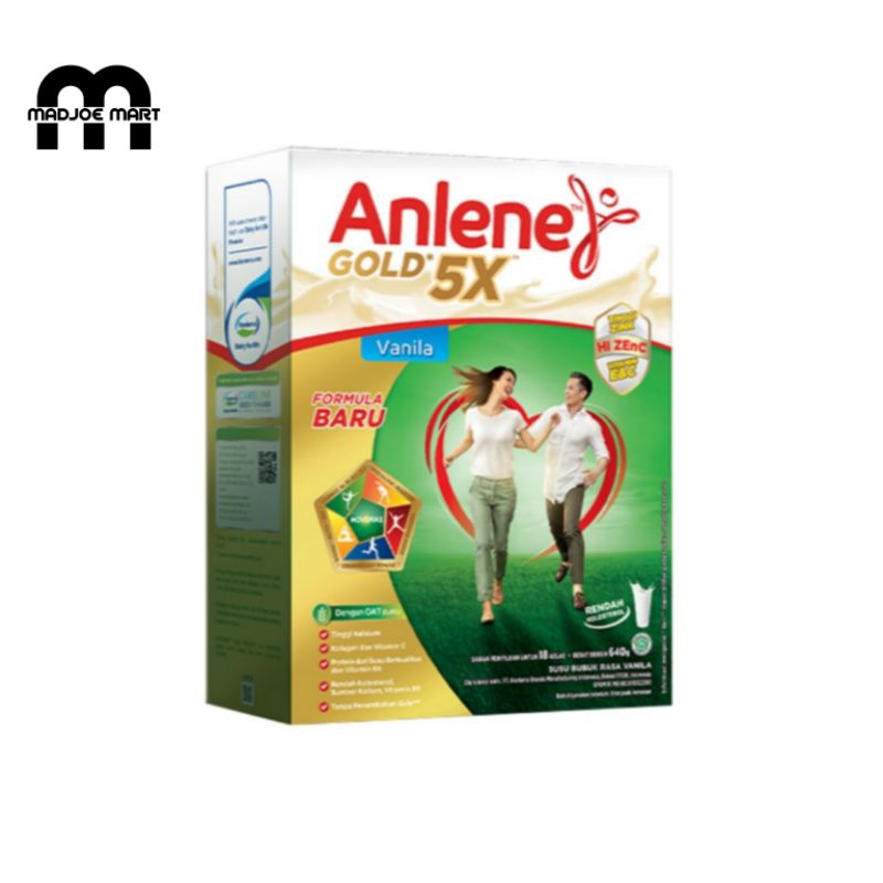 

Anlene Gold 5X Susu Bubuk Vanilla 640 g