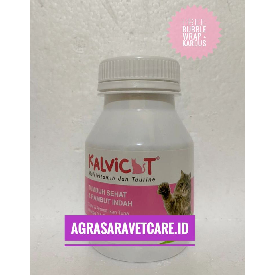 Kalvicat 1 Tablet - Multivitamin Dan Taurine Kucing