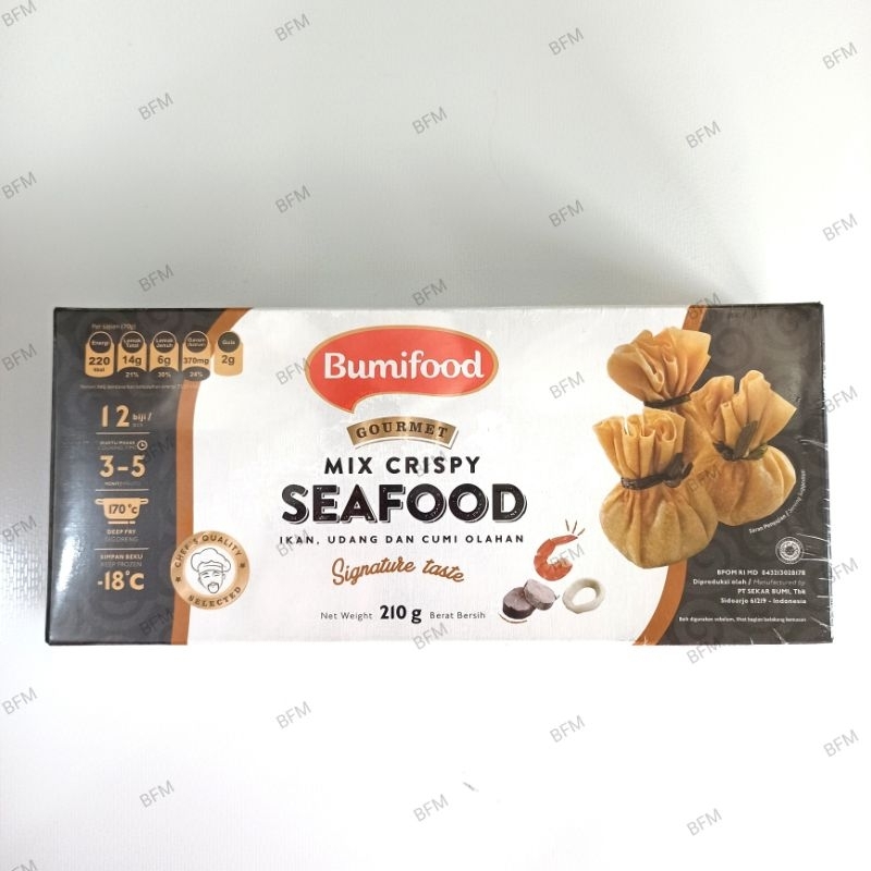 

Bumifood Mix Crispy Seafood (12 Pcs) 210 Gr